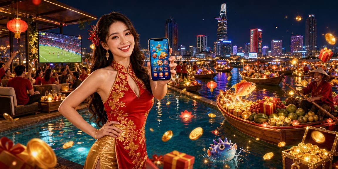 Không gian giải trí sôi động và cá cược tại chợ đêm TP Hồ Chí Minh